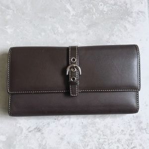 Coach brown wallet